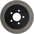 StopTech 05-10 Ford Mustang Slotted & Drilled Right Rear Rotor Cheap