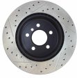 StopTech 2011-2013 BMW 535i   2012-2016 BMW 640i Slotted & Drilled Rear Left Brake Rotor Supply