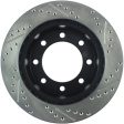 StopTech 00-05 Ford Excursion 4WD   99-04 F250 F350 Pickup Front Slotted & Drilled Right Rotor Cheap