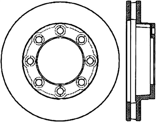 StopTech Slotted & Drilled Sport Brake Rotor Online Sale