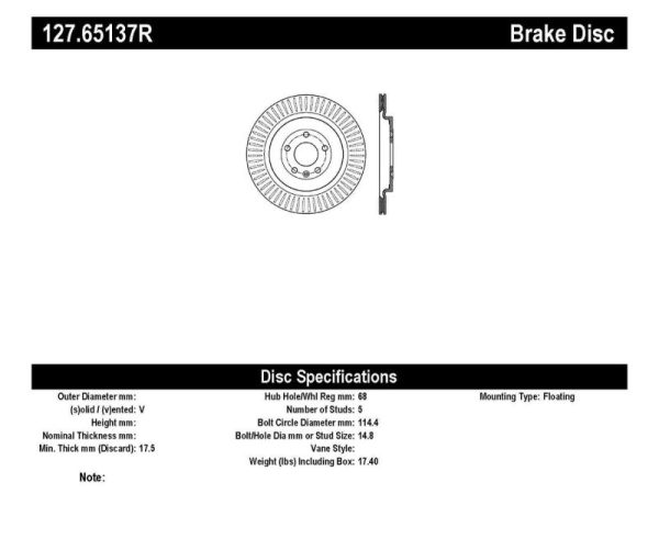 StopTech Slotted & Drilled Sport Brake Rotor Online