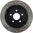 StopTech Power Slot 07-13 Jeep Wrangler Rear Right Drilled & Slotted Rotor For Cheap