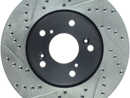 StopTech Slotted & Drilled Sport Brake Rotor Front Right 13 Honda Accord Sport For Sale