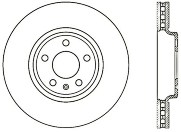 StopTech 08-11 Audi A5 Quattro w TRW Girling Brakes Cryo Sport Slotted & Drilled Front Left Rotor Sale