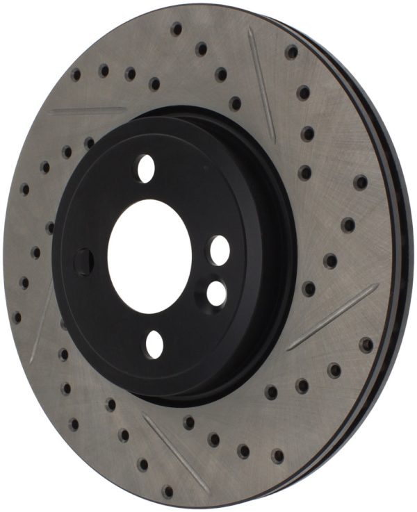 StopTech Slotted & Drilled Sport Brake Rotor 07-13 Mini Cooper on Sale