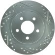 StopTech Select Sport 05-10 Ford Mustang GT Slotted and Drilled Rear Left Rotor Online Sale