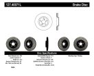 StopTech 07-08 Acura MDX SportStop Slotted & Drilled Left Front Rotor Supply