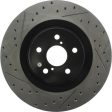 StopTech 13-18 Lexus GS350 Slotted & Drilled Front Right Rotor Online now