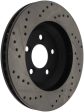 StopTech 05-10 Ford Mustang GT Front Right Slotted & Drilled Rotor For Cheap