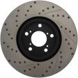 StopTech 07-08 Acura MDX SportStop Slotted & Drilled Right Front Rotor Online Hot Sale