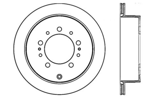 StopTech Drilled Sportstop Cryo Rotor - Left Online