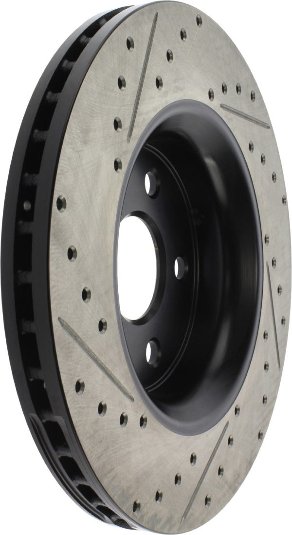 StopTech 11-12 Dodge Durango Sport Drilled & Slotted Front Passenger-Side Brake Rotor For Discount