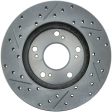 StopTech Select Sport 06-11 Honda Civic DX EX LX Slotted and Drilled Left Front Rotor on Sale