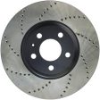 StopTech Power Slot 09-10 Audi A4 A4 Quattro   08-10 A5   10 S4 Front Right Drilled Rotor Supply