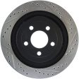 StopTech Slotted & Drilled Sport Brake Rotor - 2015 Ford Mustang GT - Rear Left Discount