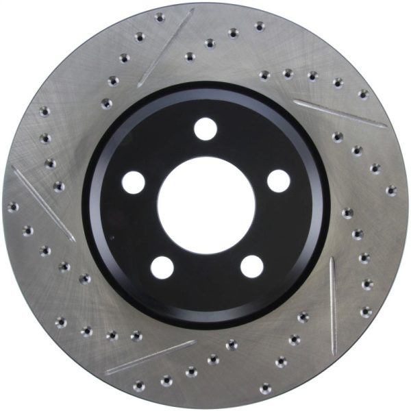 StopTech 05-13 Chrysler300 300C   09-12 Dodge Challenger Front Right Drilled & Slotted Rotor Sale