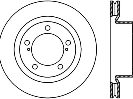 StopTech 08-11 Lexus LX570 Slotted & Drilled Front Right Rotor Sale