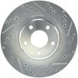 StopTech Select Sport Select Sport Nissan Slotted and Drilled Left Front Rotor Online Hot Sale