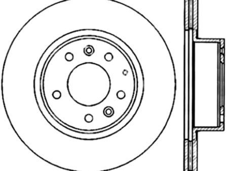 StopTech Sport Slotted (CRYO) 93-95 Mazda RX-7 Front Right Slotted Rotor Hot on Sale