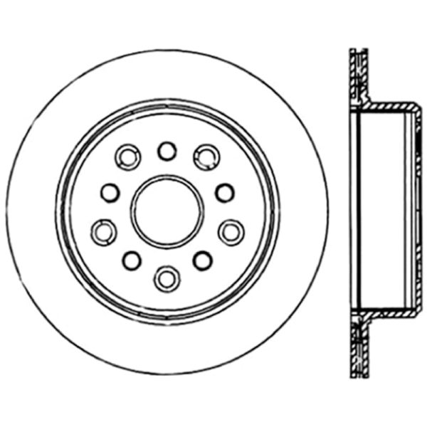 StopTech Power Slot 5 93-98 Supra Turbo Rear Right SportStop CRYO Slotted Rotor Discount