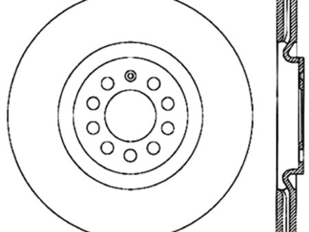 StopTech Cryo Slotted & Drilled Sport Brake Rotor - Right Online now