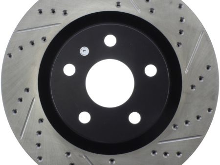 StopTech 08-09 Pontiac G8 Slotted & Drilled Front Left Rotor on Sale