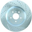 StopTech Select Sport Sport Nissan Slotted and Drilled Front Left Rotor For Discount