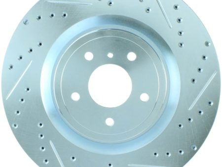 StopTech Select Sport Sport Nissan Slotted and Drilled Front Left Rotor For Discount