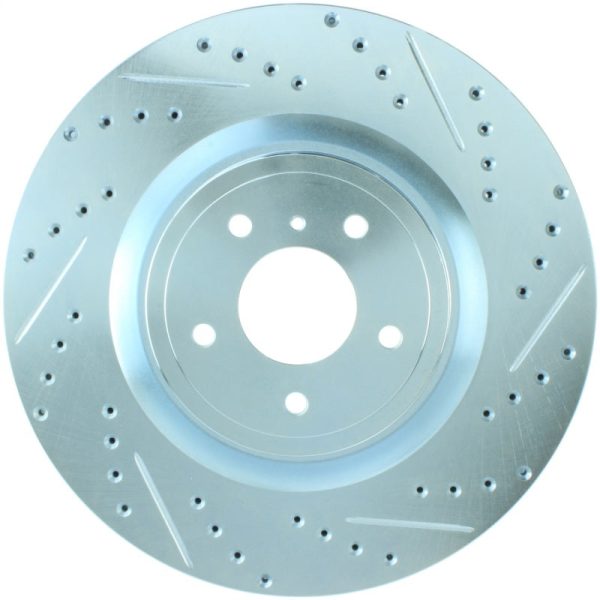 StopTech Select Sport Sport Nissan Slotted and Drilled Front Left Rotor For Discount