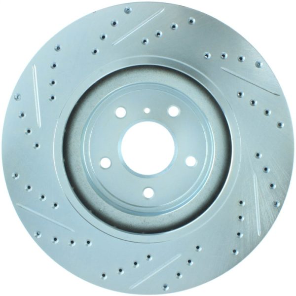 StopTech Select Sport Sport Nissan Slotted and Drilled Front Left Rotor For Discount