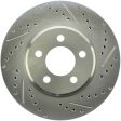 StopTech Select Sport 06-17 Dodge Charrger 14-17 Chrysler 300 Slotted & Drilled Front Left Rotor Supply