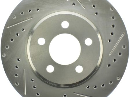 StopTech Select Sport 06-17 Dodge Charrger 14-17 Chrysler 300 Slotted & Drilled Front Left Rotor Supply