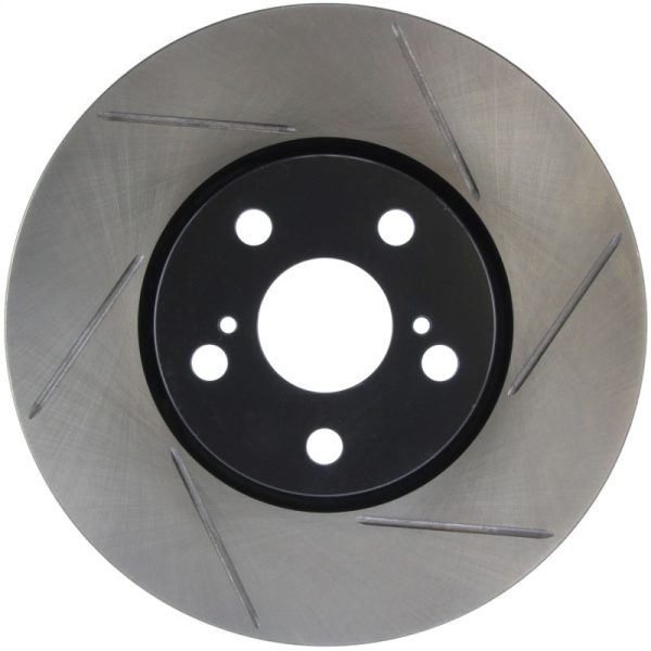 StopTech Power Slot 08-09 Scion xD   09 Pontiac Vibe Slotted Left Front Rotor For Sale