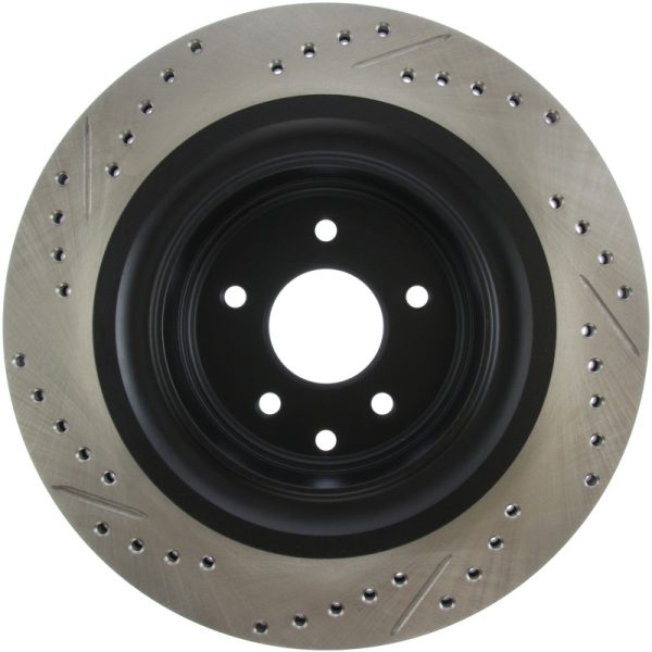 StopTech Infiniti G37   Nissan 370Z SportStop Slotted & Drilled Rear Left Rotor Hot on Sale