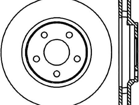 StopTech 98-02 Chevrolet Camaro   Pontiac Firebird Trans Am Slotted & Drilled Front Left Rotor Hot on Sale