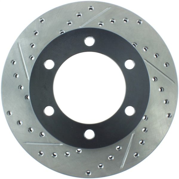 StopTech 95-03 Toyota Tacoma (6 Lug)   96-00 4Runner Front Right Slotted & Drilled Rotor For Sale