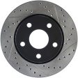 StopTech 07-13 Jeep Wrangler Slotted & Drilled Left Front Rotor Discount