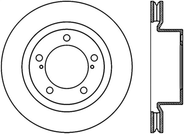 StopTech 08-11 Lexus LX570 Slotted & Drilled Front Left Rotor For Cheap