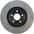 StopTech 14+ Ford Focus ST w  335mm Brakes Front Right Slotted & Drilled Rotor Supply