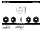 StopTech 05-10 Ford Mustang Slotted & Drilled Left Rear Rotor on Sale