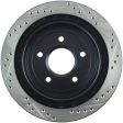 StopTech 97-10 Chevy Corvette Slotted & Drilled Rear Right Rotor Online