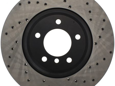 StopTech 07-10 BMW 335i Cross Drilled Left Front Rotor Online Sale