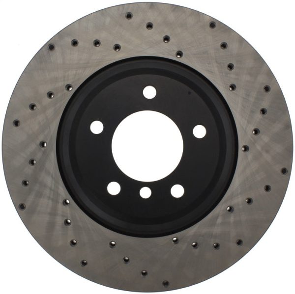 StopTech 07-10 BMW 335i Cross Drilled Left Front Rotor Online Sale