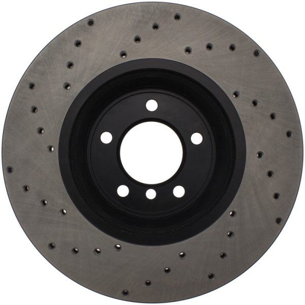 StopTech 07-10 BMW 335i Cross Drilled Left Front Rotor Online Sale