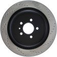 StopTech Premium High Carbon 13-14 Ford Mustang Shelby GT500 Right Rear Disc Drilled Brake Rotor Fashion