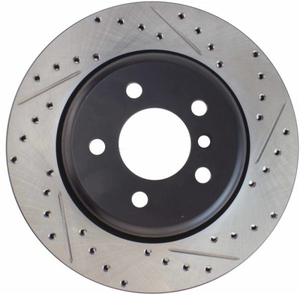 StopTech 2011-2013 BMW 535i   2012-2016 BMW 640i Slotted & Drilled Rear Left Brake Rotor Supply