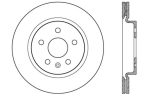 StopTech Sport Cross Drilled Brake Rotor - Front Left Cheap