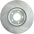 StopTech 07-13 Mazdaspeed3 Sport Slotted & Drilled Front Right Rotor For Sale