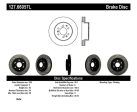 StopTech 05-10 GMC Sierra 1500 (w Rear Drum)   07-09 GMC Yukon Front Left Slotted & Drilled Rotor on Sale