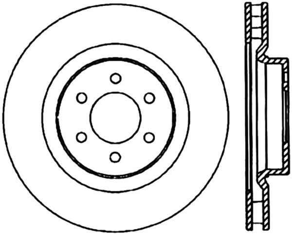 StopTech Power Slot 92-02 Dodge Viper Front Right Cryo Slotted Rotor Online